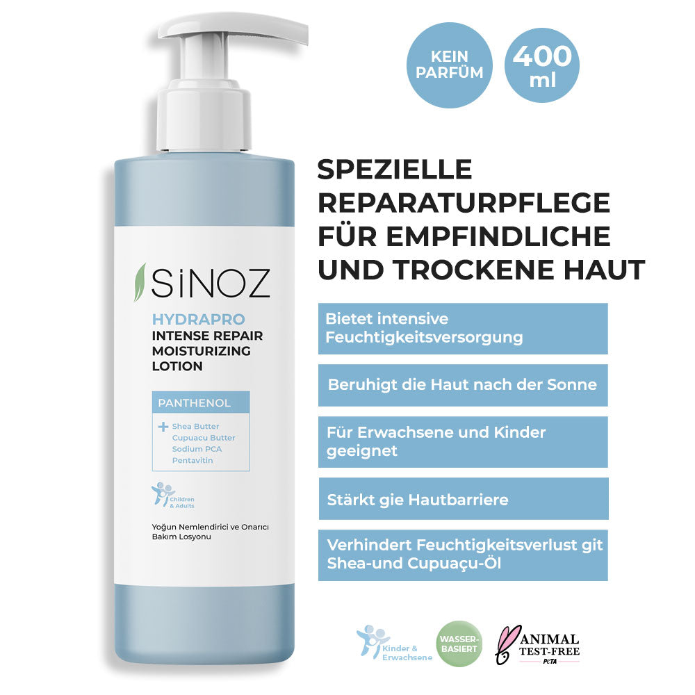Sinoz Hydrapro Intensive Repair Moisturizing Body Lotion 400ml