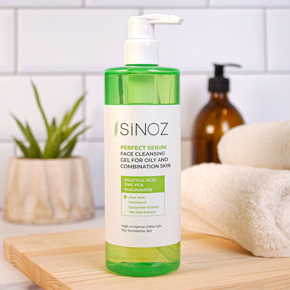 Sinoz Perfect Sebum Facial Cleansing Gel For Oily And Combination