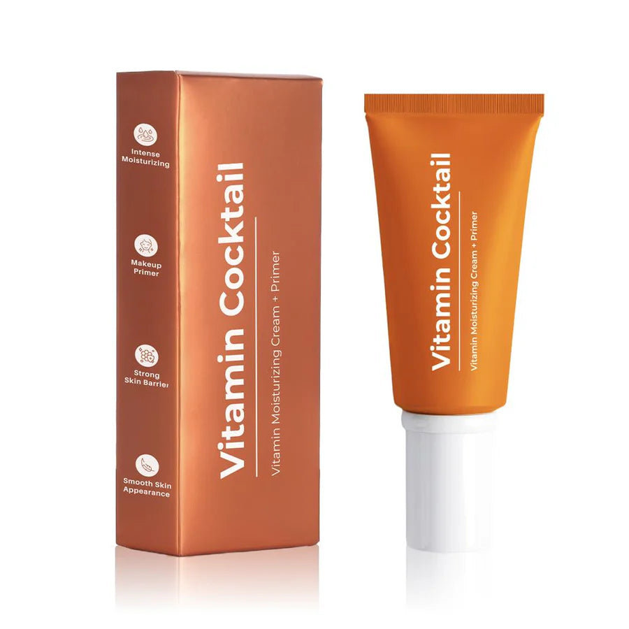 Intensive feuchtigkeitsspendende Gesichtscreme Vitamin C+ B3+ E & Make-up Primer