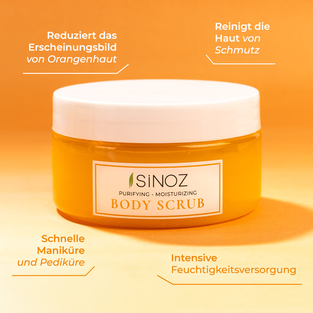Sinoz Body Scrub (Hands - Feet - Body) 300gr – Soft and Brightening