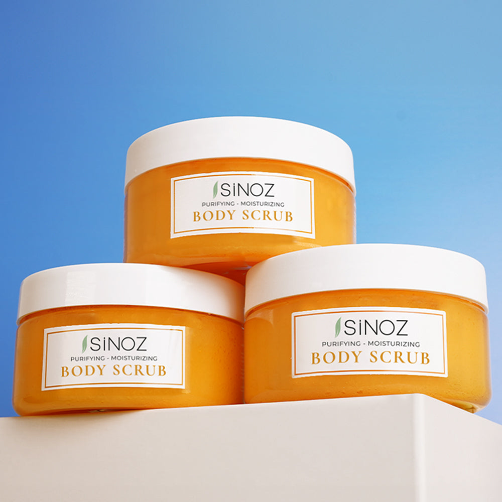 Sinoz Body Scrub (Hands - Feet - Body) 300gr – Soft and Brightening