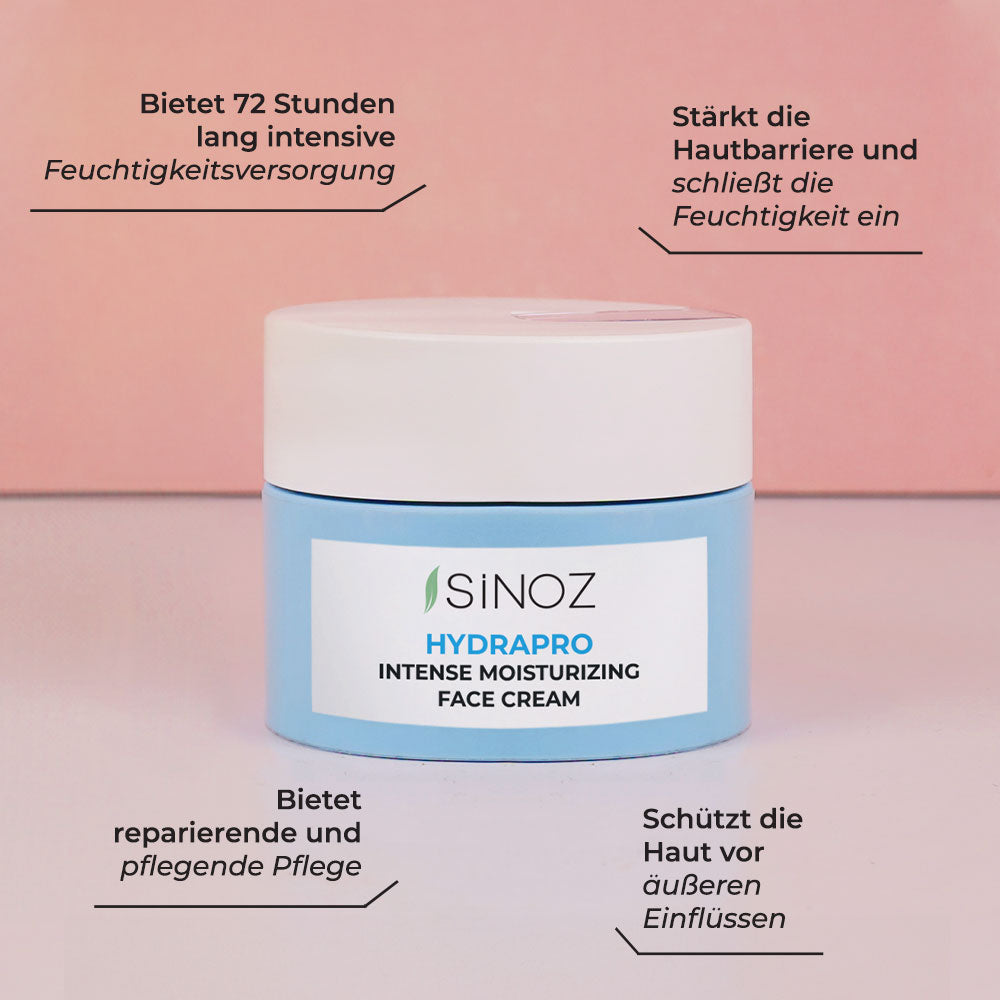 Sinoz Hydrapro Face Cream With Intensive Moisturizing 50ml – Cozy and Brightening