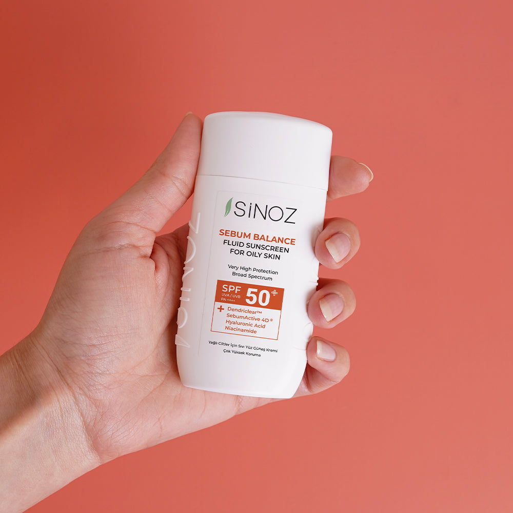 Sinoz Sebum Balance Flüssiges Sonnenschutz für ölige Haut SPF50+P ++++ (50 ml)