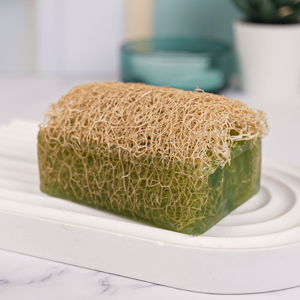 Pür Doğal 100% Natural Luffa Fiber Soap with Aloe Vera 130gr