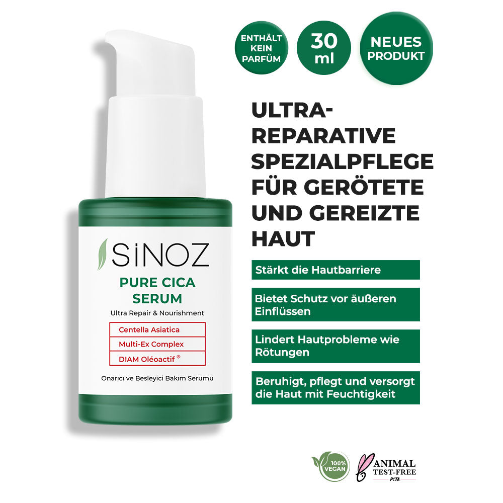 Sinoz Pure Cica Ultra Reparatur- und Pflege -Serum 30ml.
