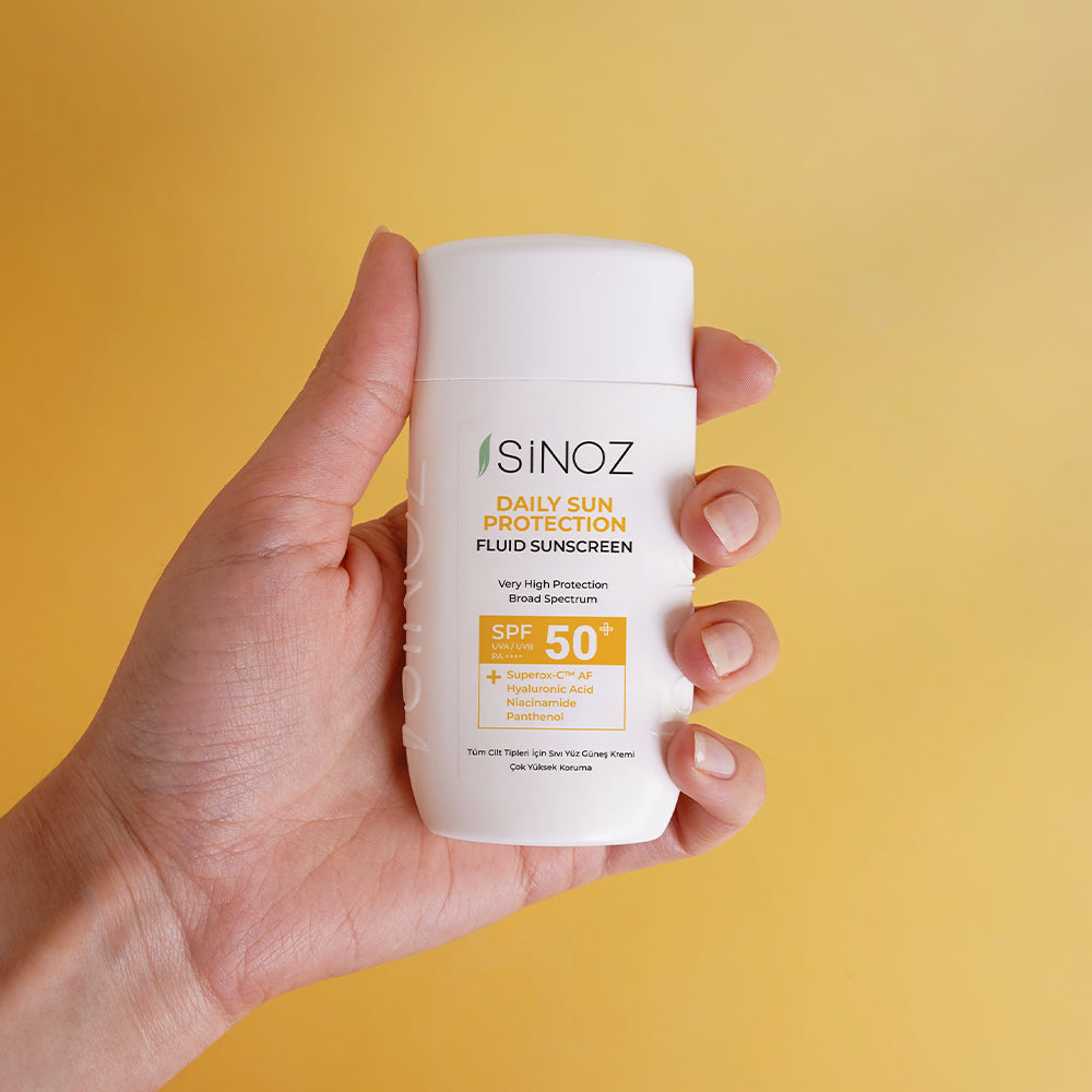 The Bath Factory Sinoz Daily Liquid Sunscreen for all skin types SPF50+ P++++ (50ml) – Rejuvenating and Luxurious